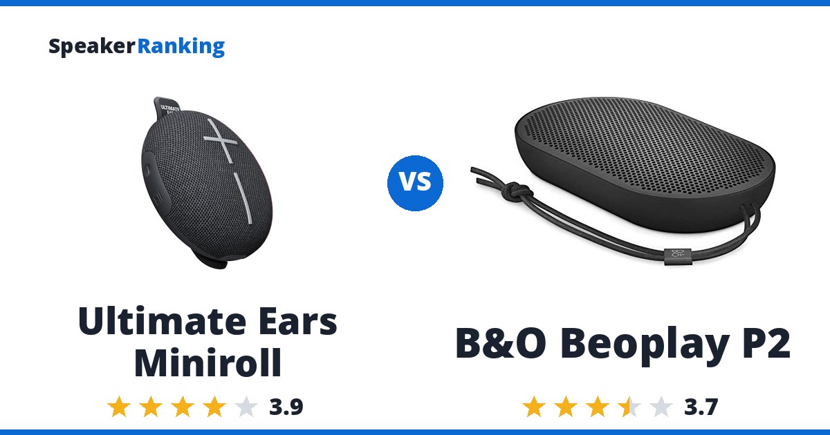 Ultimate Ears Miniroll vs B&O Beoplay P2