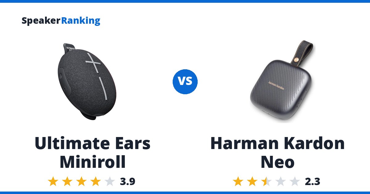 Ultimate Ears Miniroll vs Harman Kardon Neo