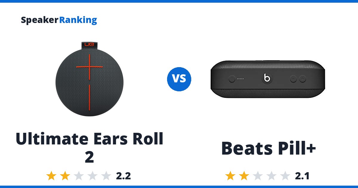 Ultimate Ears Roll 2 vs Beats Pill+