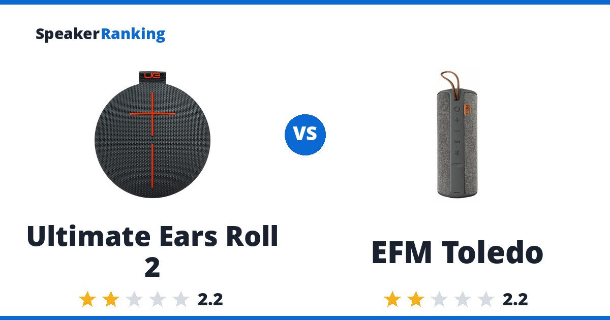 Ultimate Ears Roll 2 vs EFM Toledo