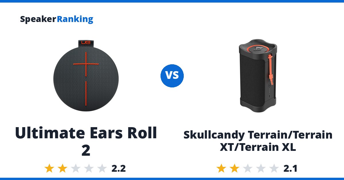 Ultimate Ears Roll 2 vs Skullcandy Terrain/Terrain XT/Terrain XL