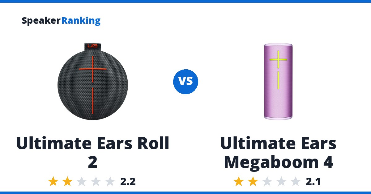 Ultimate Ears Roll 2 vs Ultimate Ears Megaboom 4