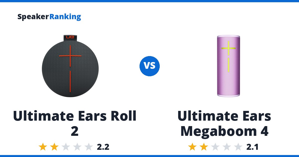 Ultimate Ears Roll 2 vs Ultimate Ears Megaboom 4