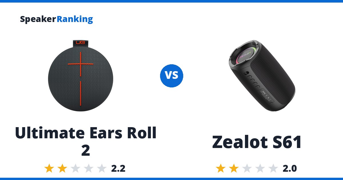 Ultimate Ears Roll 2 vs Zealot S61