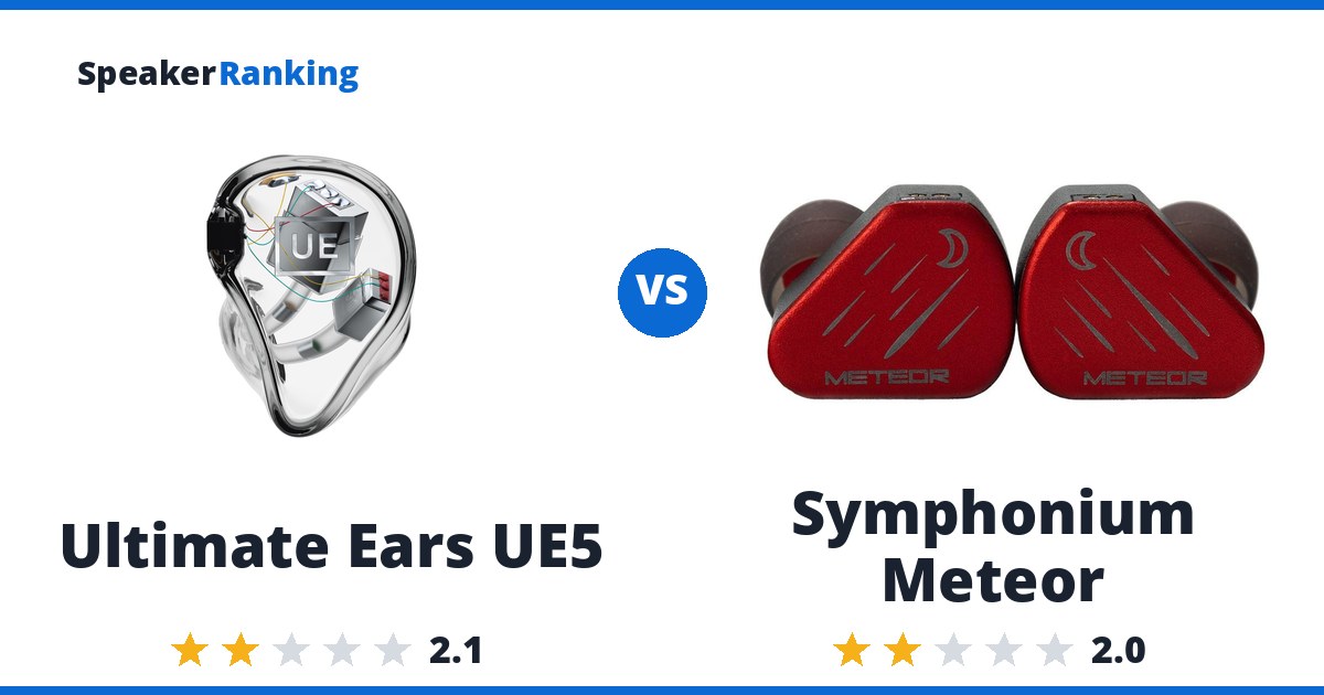 Ultimate Ears UE5 vs Symphonium Meteor