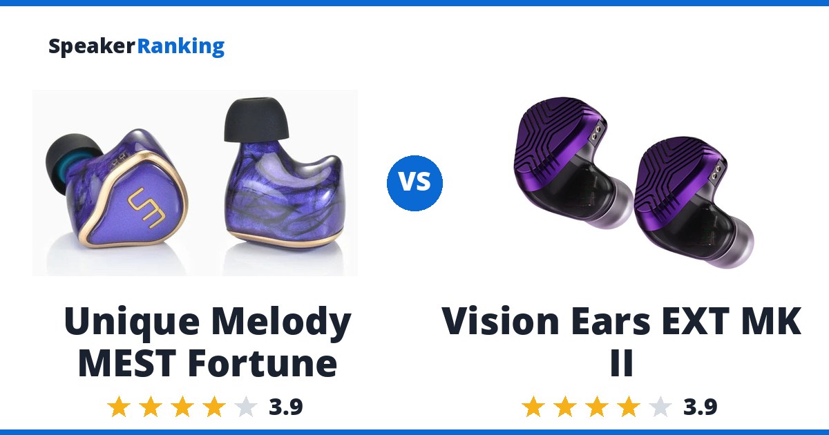 Unique Melody MEST Fortune vs Vision Ears EXT MK II