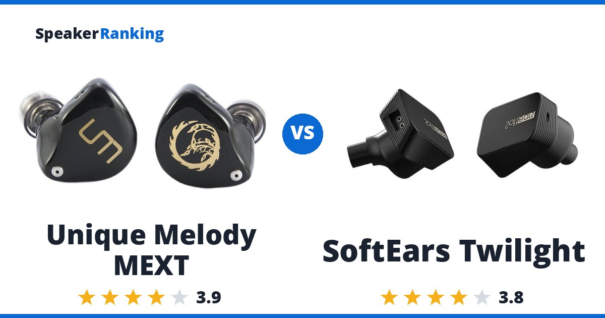 Unique Melody MEXT vs SoftEars Twilight