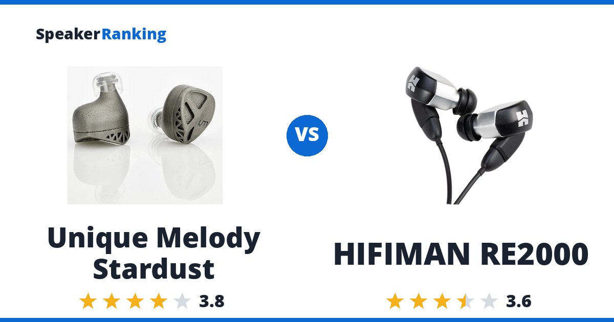 Unique Melody Stardust vs HIFIMAN RE2000