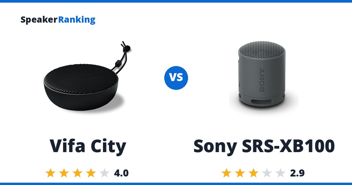 Vifa City vs Sony SRS-XB100