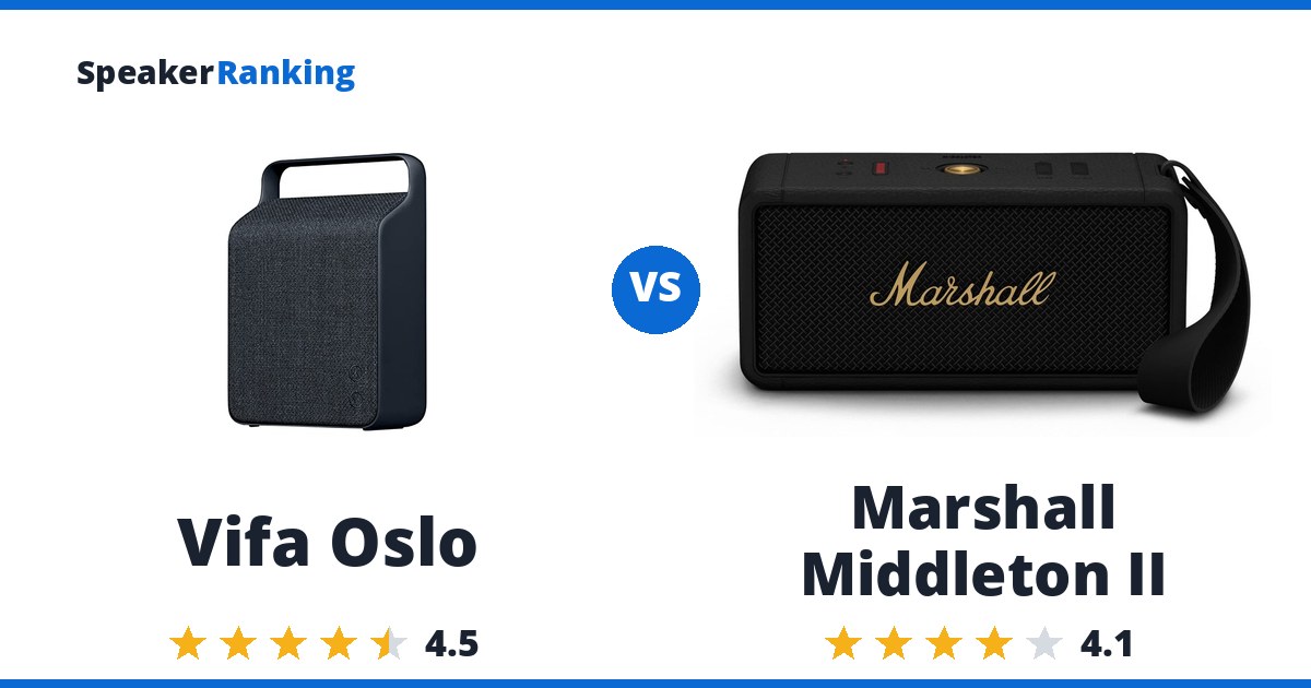 Vifa Oslo vs Marshall Middleton II