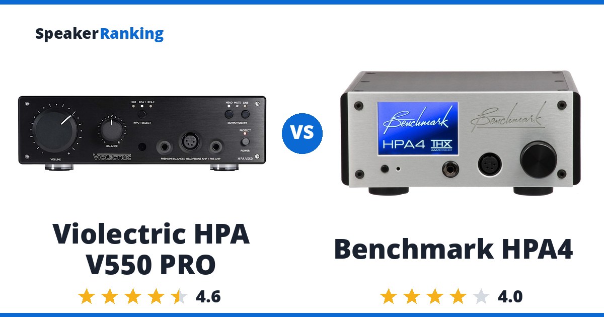Violectric HPA V550 PRO vs Benchmark HPA4