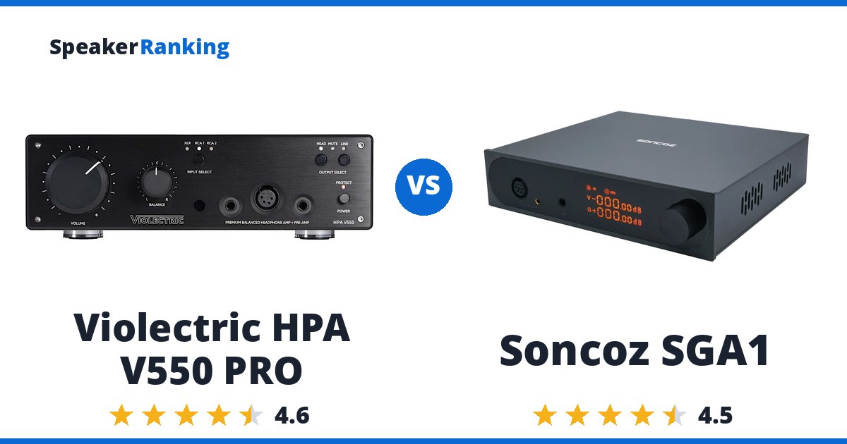 Violectric HPA V550 PRO vs Soncoz SGA1