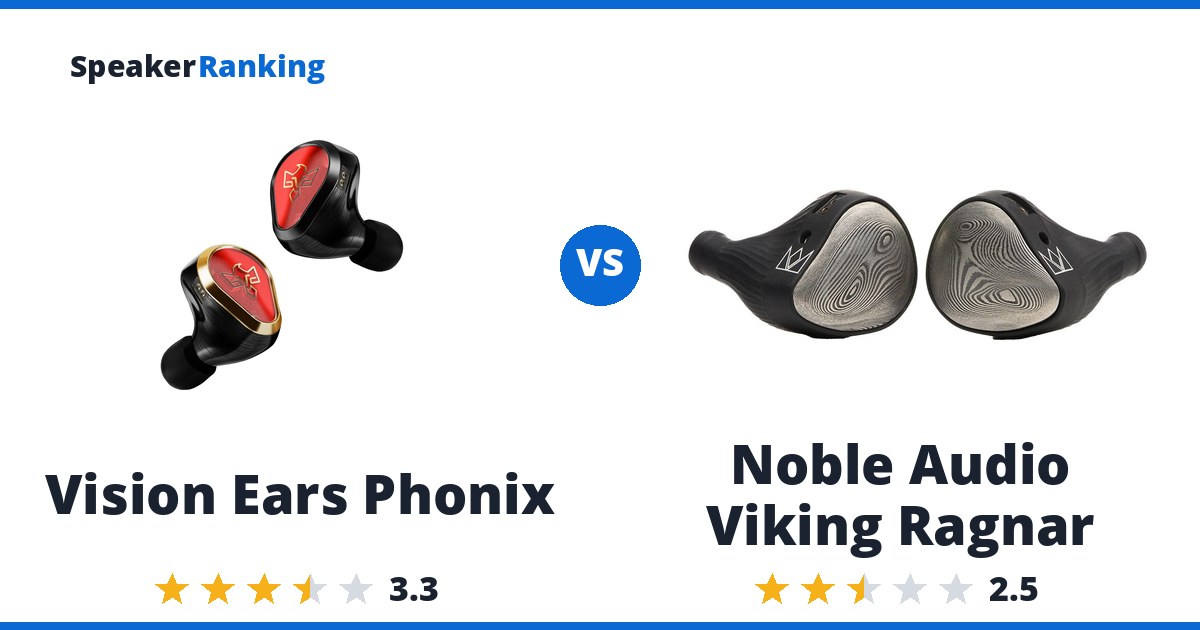 Vision Ears Phonix vs Noble Audio Viking Ragnar