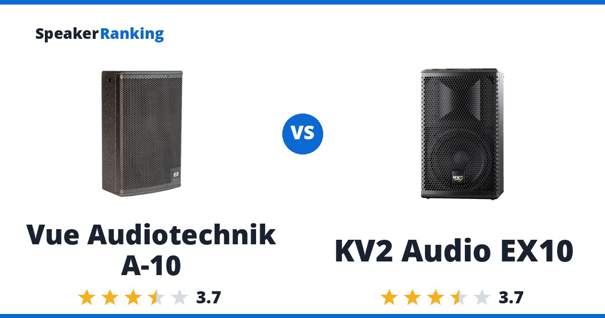 Vue Audiotechnik A-10 vs KV2 Audio EX10