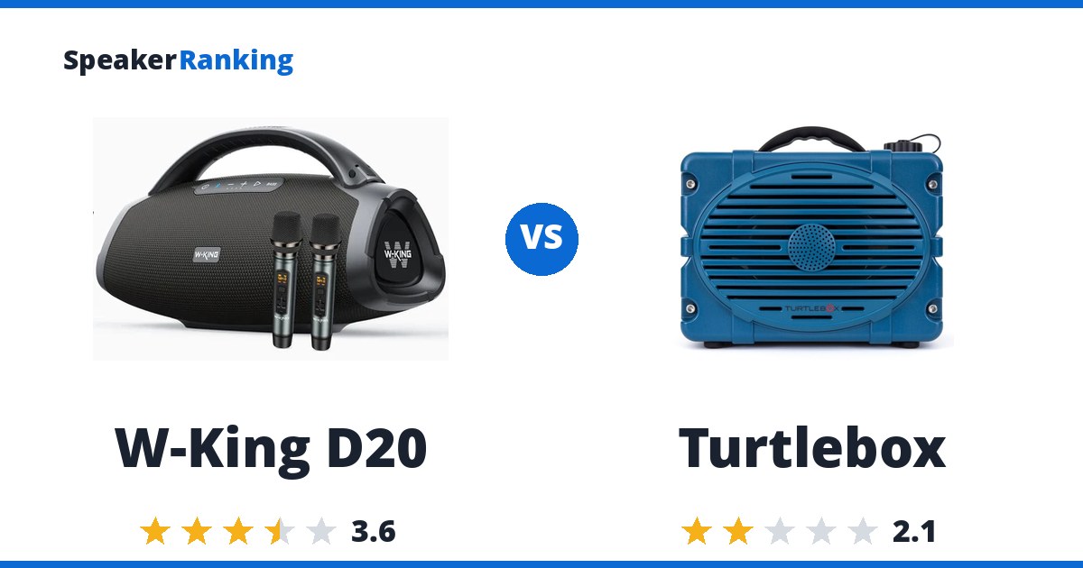 W-King D20 vs Turtlebox