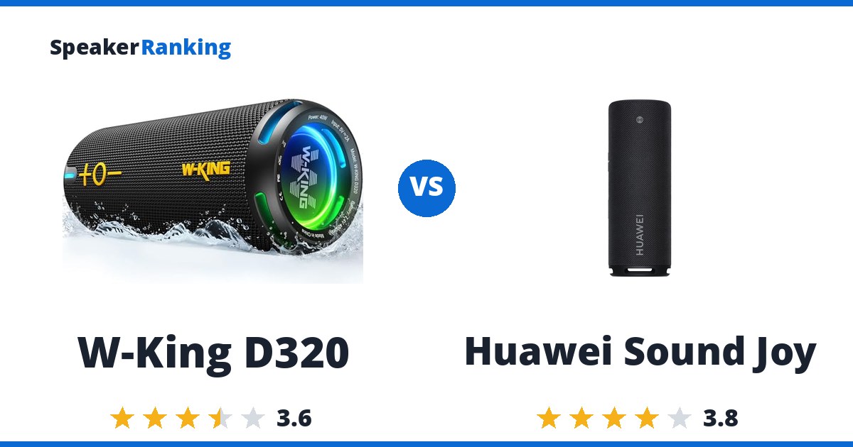 W-King D320 vs Huawei Sound Joy
