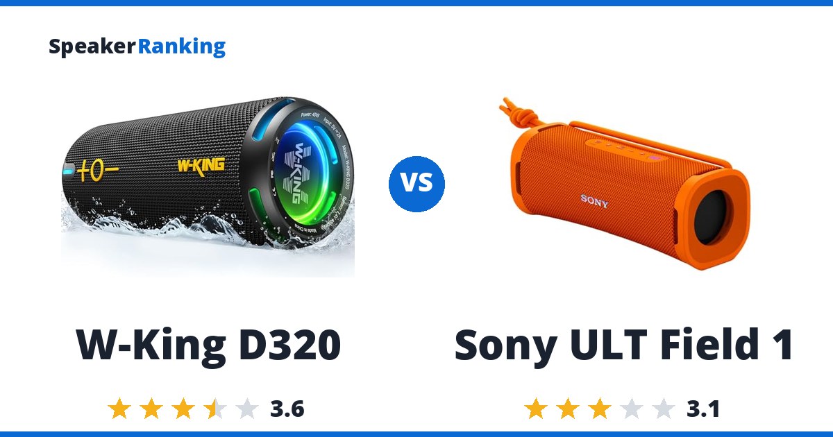 W-King D320 vs Sony ULT Field 1