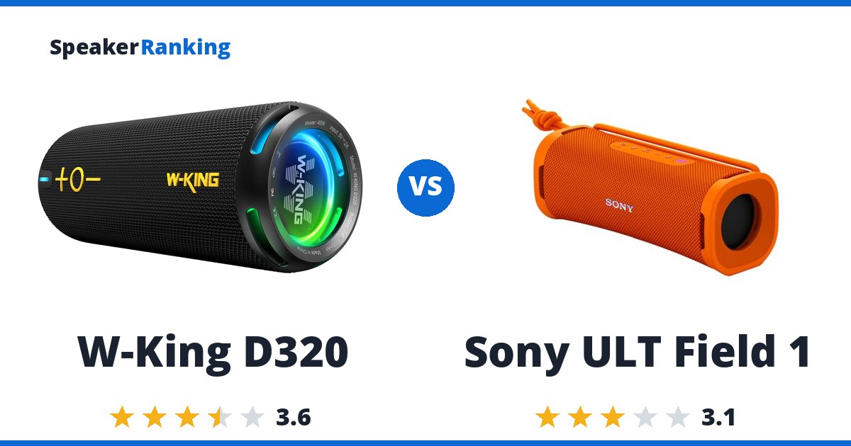 W-King D320 vs Sony ULT Field 1