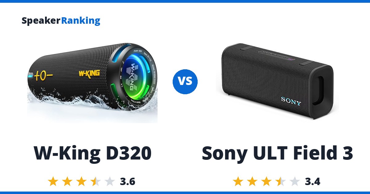 W-King D320 vs Sony ULT Field 3