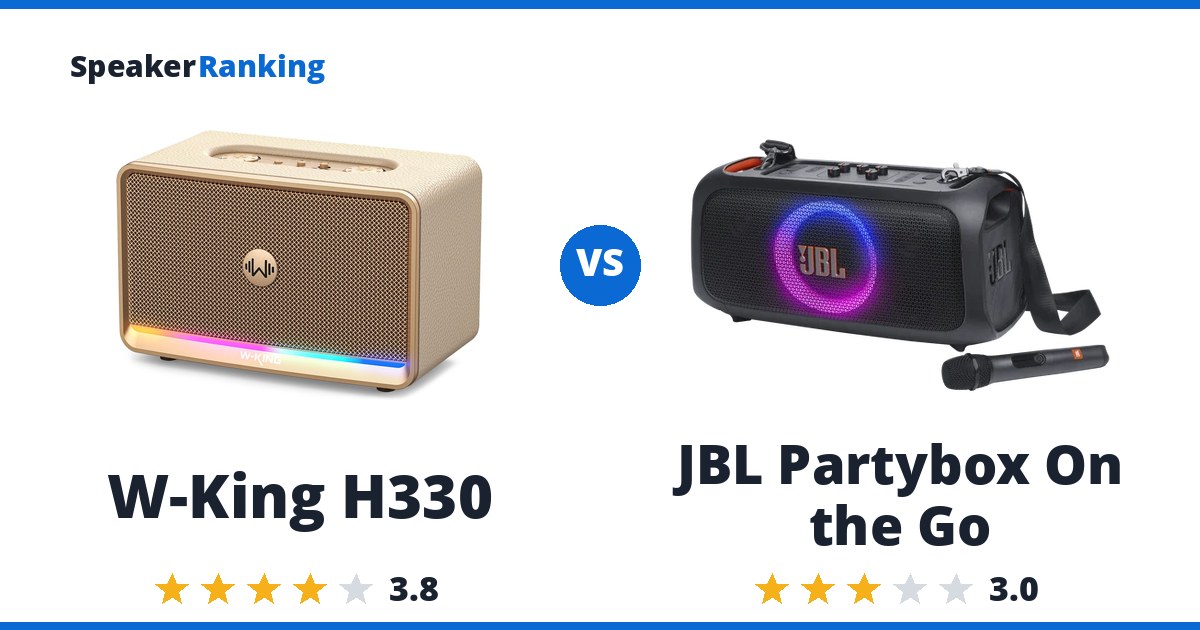 W-King H330 vs JBL Partybox On the Go