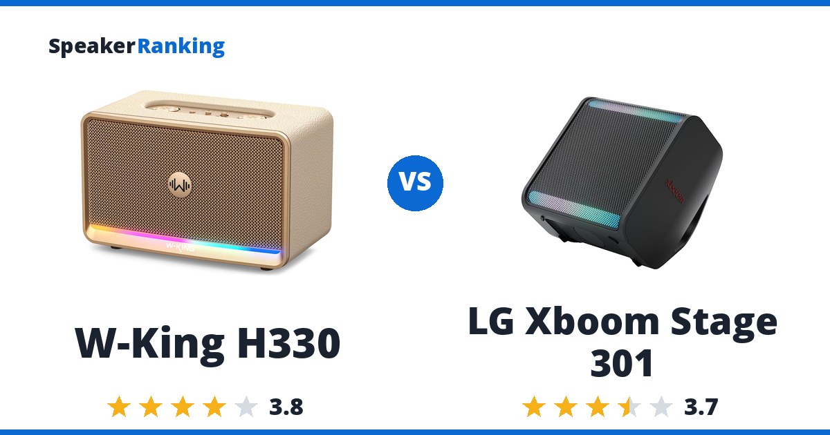 W-King H330 vs LG Xboom Stage 301