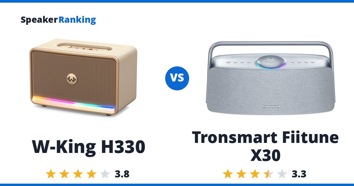 W-King H330 vs Tronsmart Fiitune X30