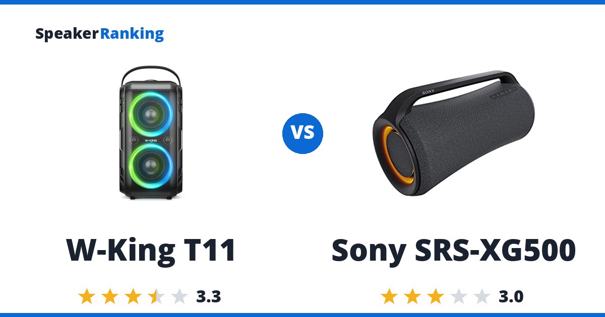 W-King T11 vs Sony SRS-XG500