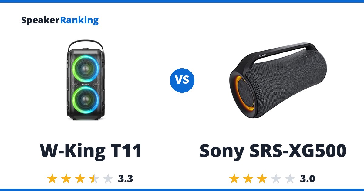W-King T11 vs Sony SRS-XG500