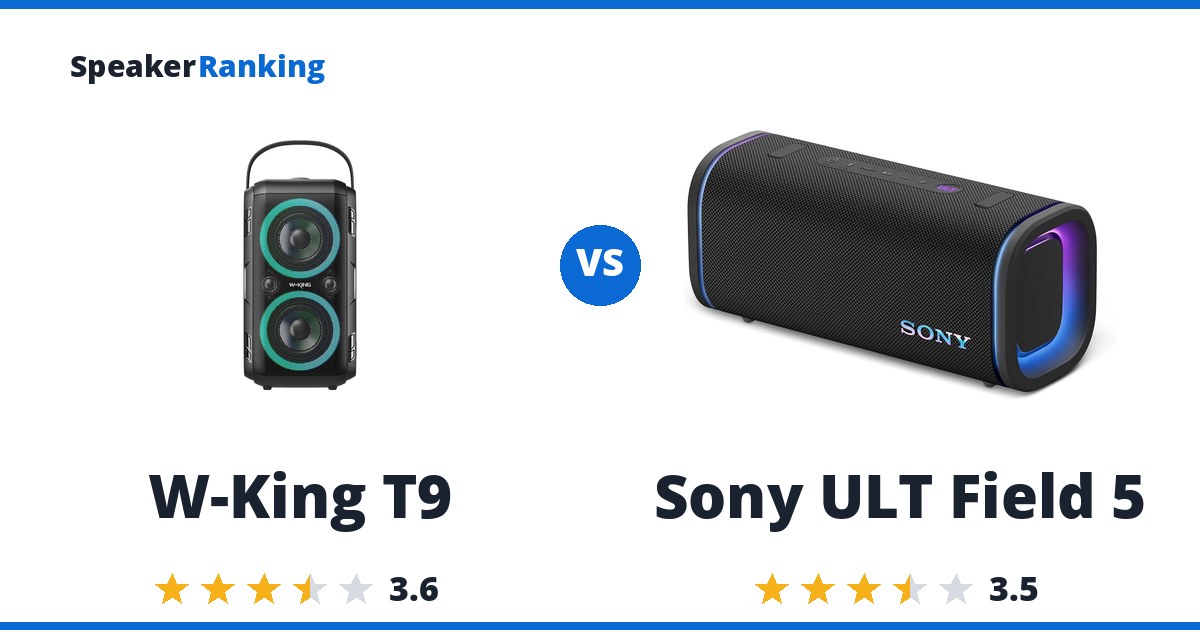 W-King T9 vs Sony ULT Field 5