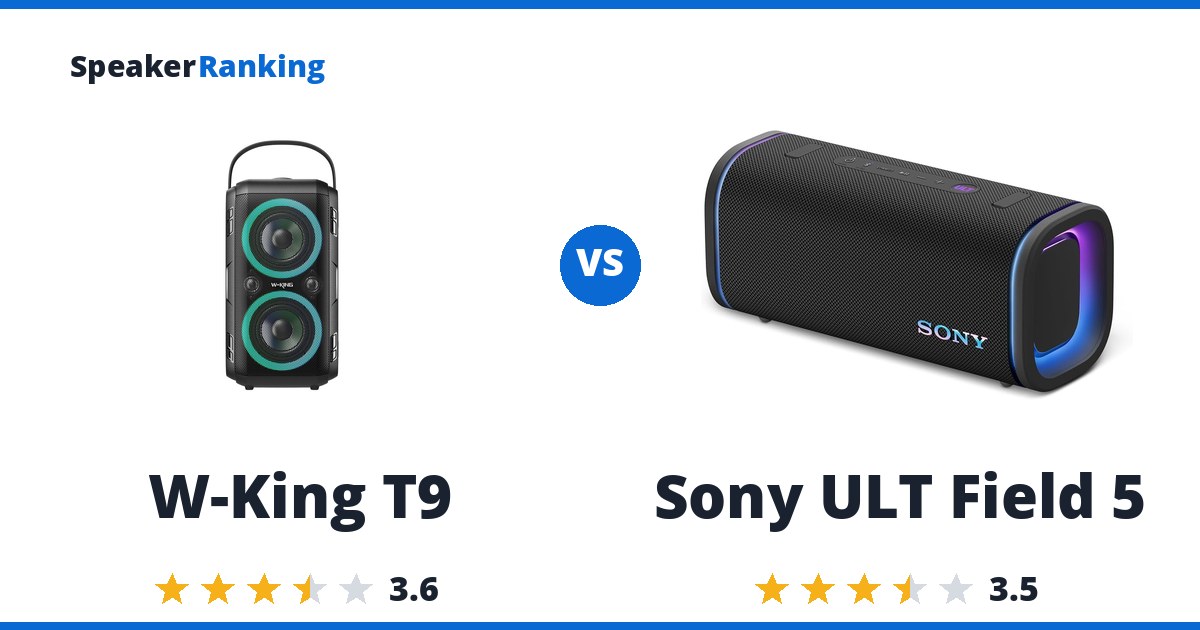 W-King T9 vs Sony ULT Field 5