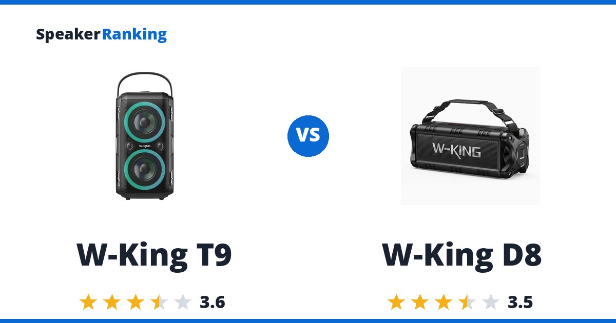 W-King T9 vs W-King D8