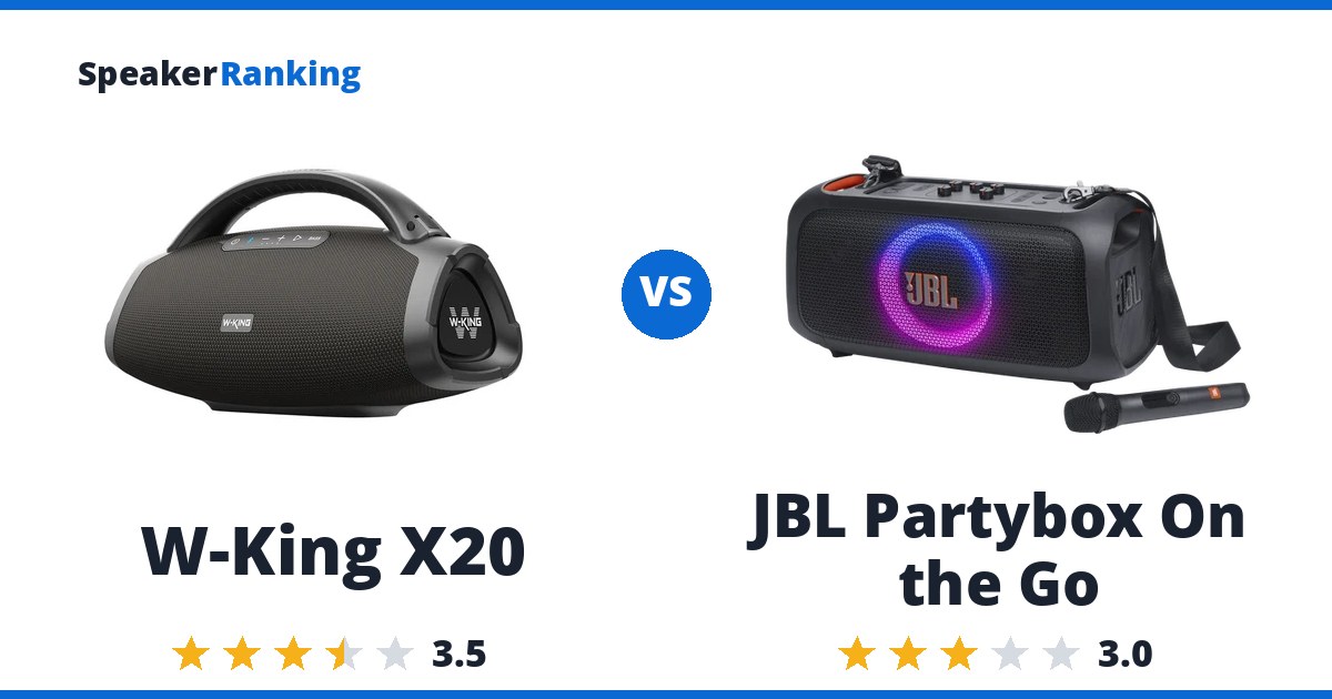 W-King X20 vs JBL Partybox On the Go