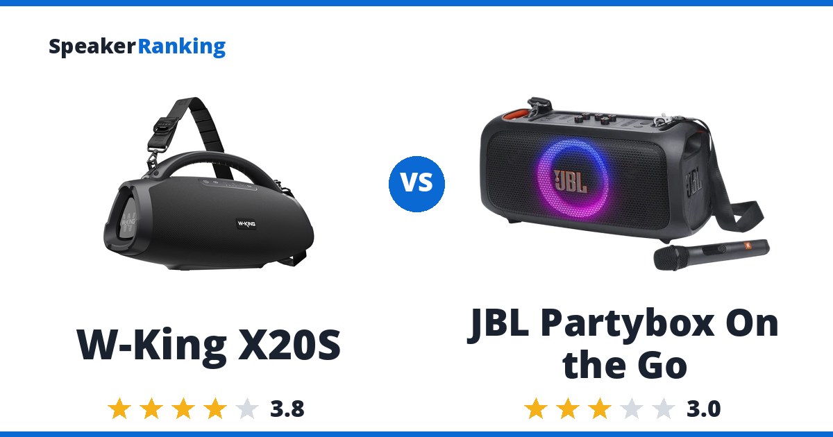 W-King X20S vs JBL Partybox On the Go