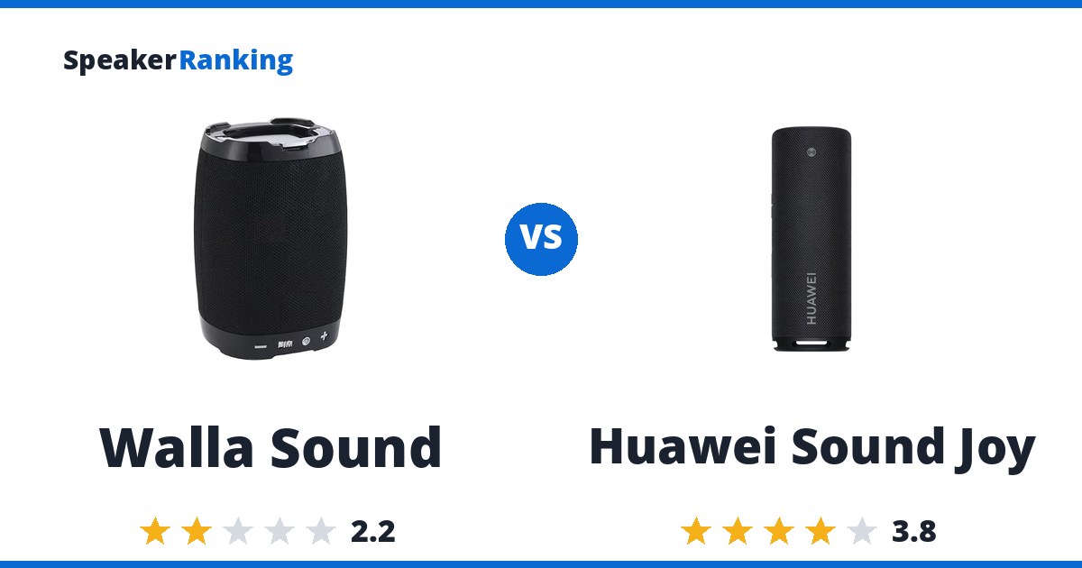 Walla Sound vs Huawei Sound Joy