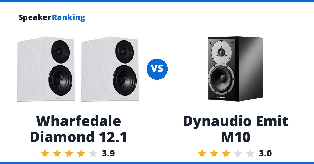 Wharfedale Diamond 12.1 vs Dynaudio Emit M10