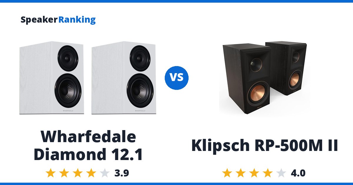 Wharfedale Diamond 12.1 vs Klipsch RP-500M II