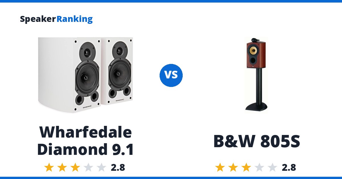 Wharfedale Diamond 9.1 vs B&W 805S