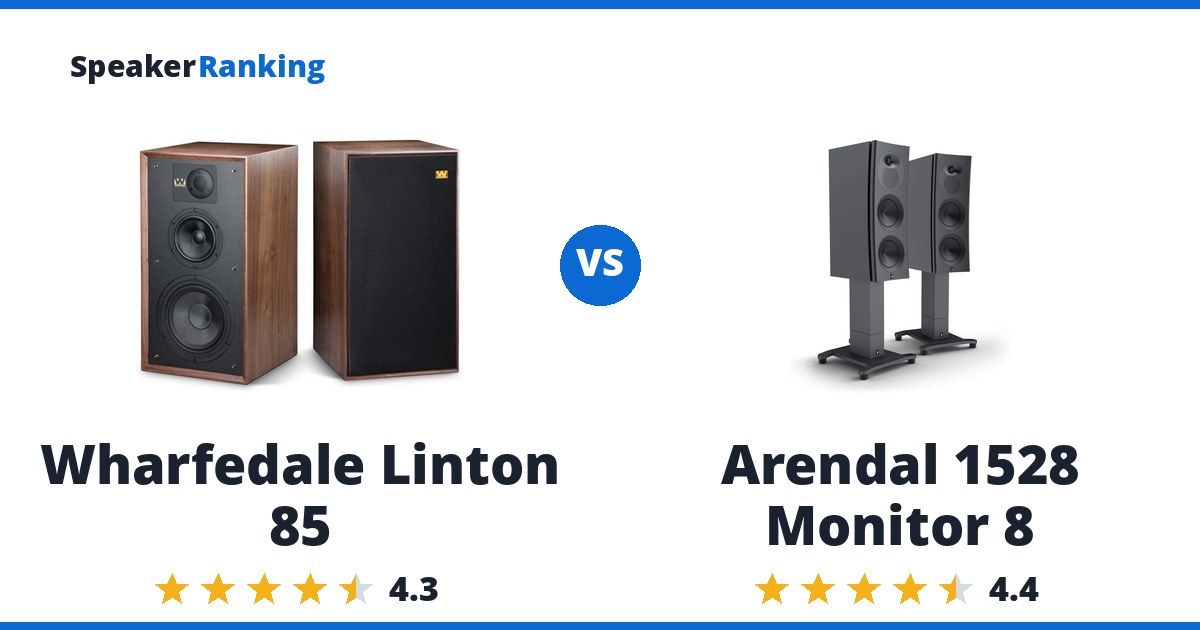 Wharfedale Linton 85 vs Arendal 1528 Monitor 8