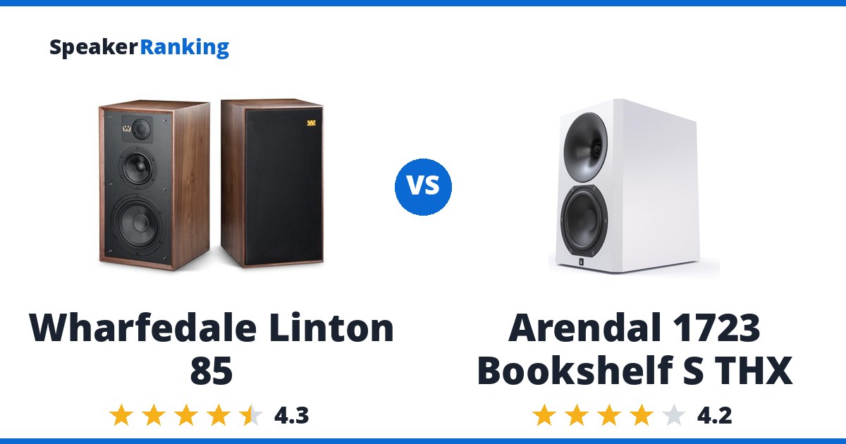 Wharfedale Linton 85 vs Arendal 1723 Bookshelf S THX