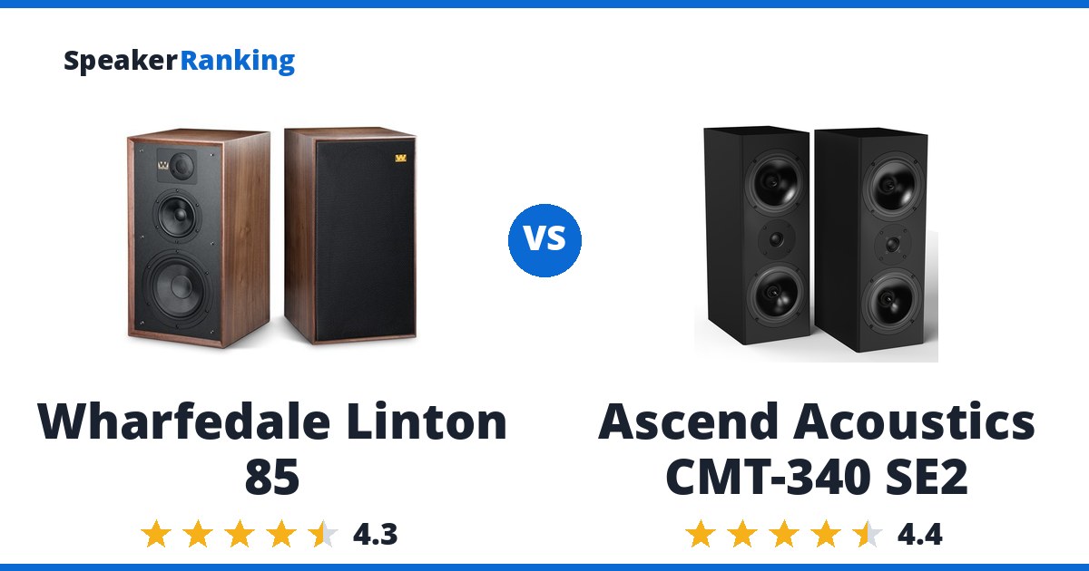 Wharfedale Linton 85 vs Ascend Acoustics CMT-340 SE2
