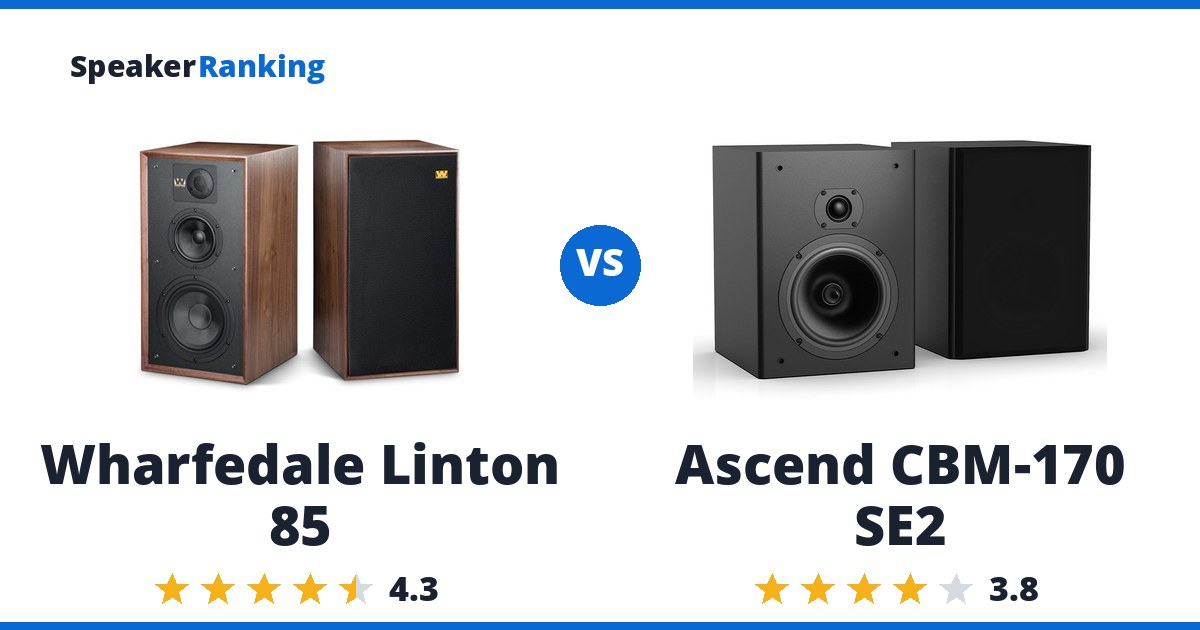 Wharfedale Linton 85 vs Ascend CBM-170 SE2