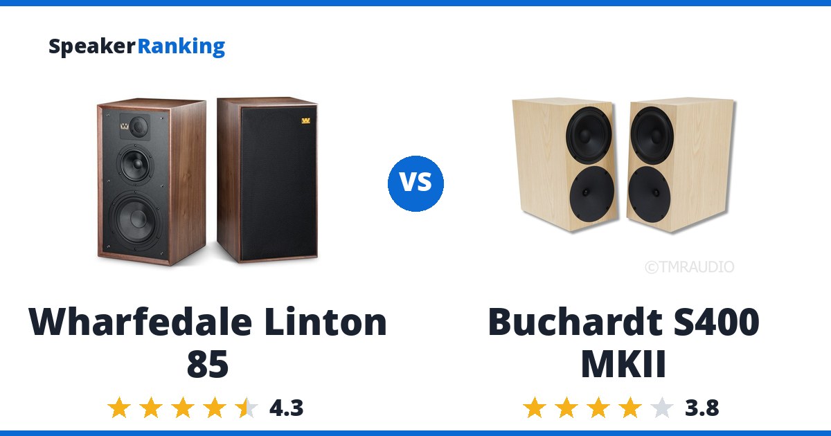 Wharfedale Linton 85 vs Buchardt S400 MKII