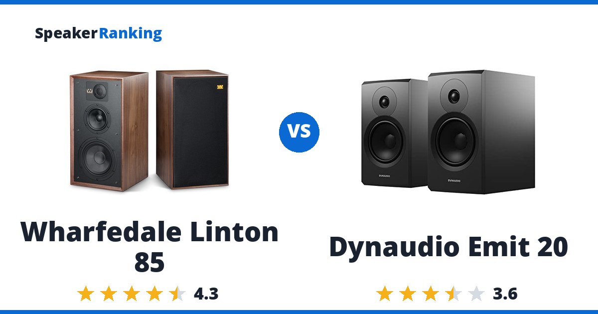 Wharfedale Linton 85 vs Dynaudio Emit 20