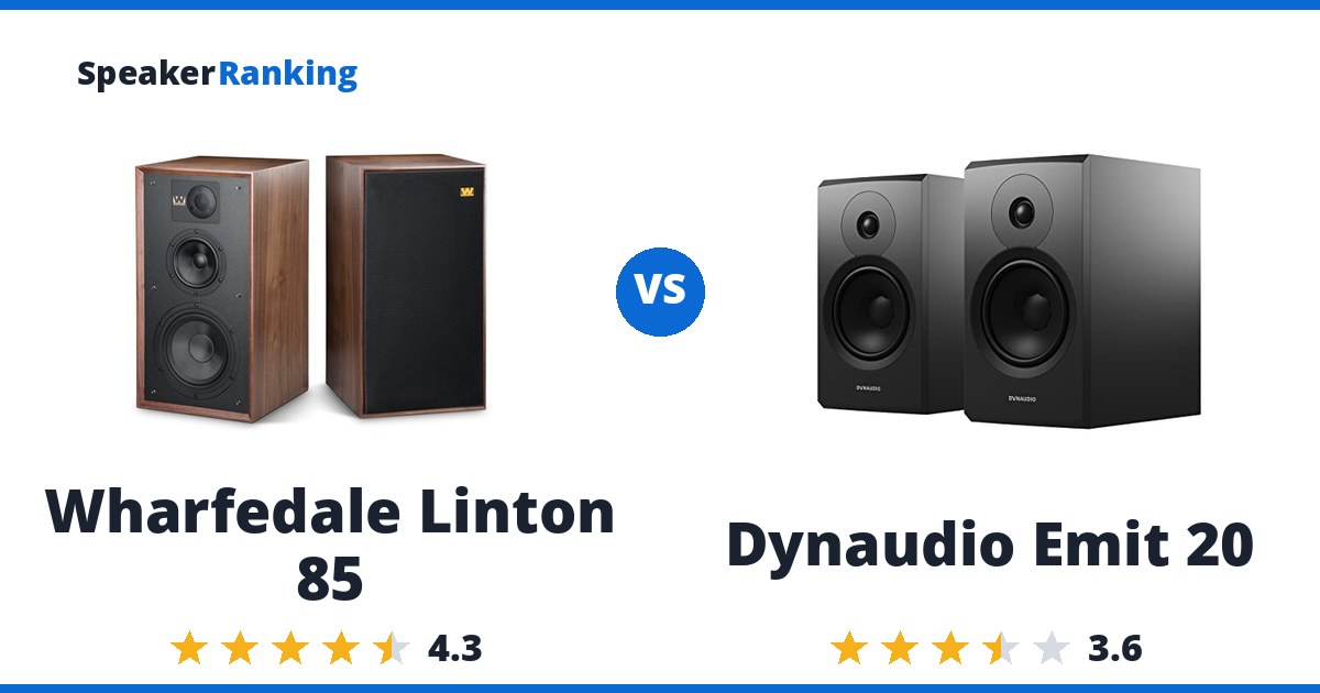Wharfedale Linton 85 vs Dynaudio Emit 20