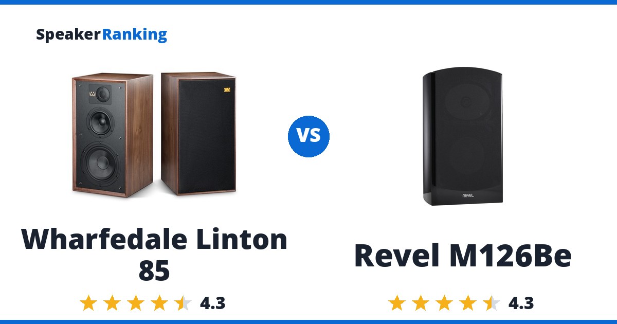 Wharfedale Linton 85 vs Revel M126Be