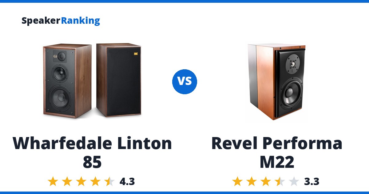 Wharfedale Linton 85 vs Revel Performa M22