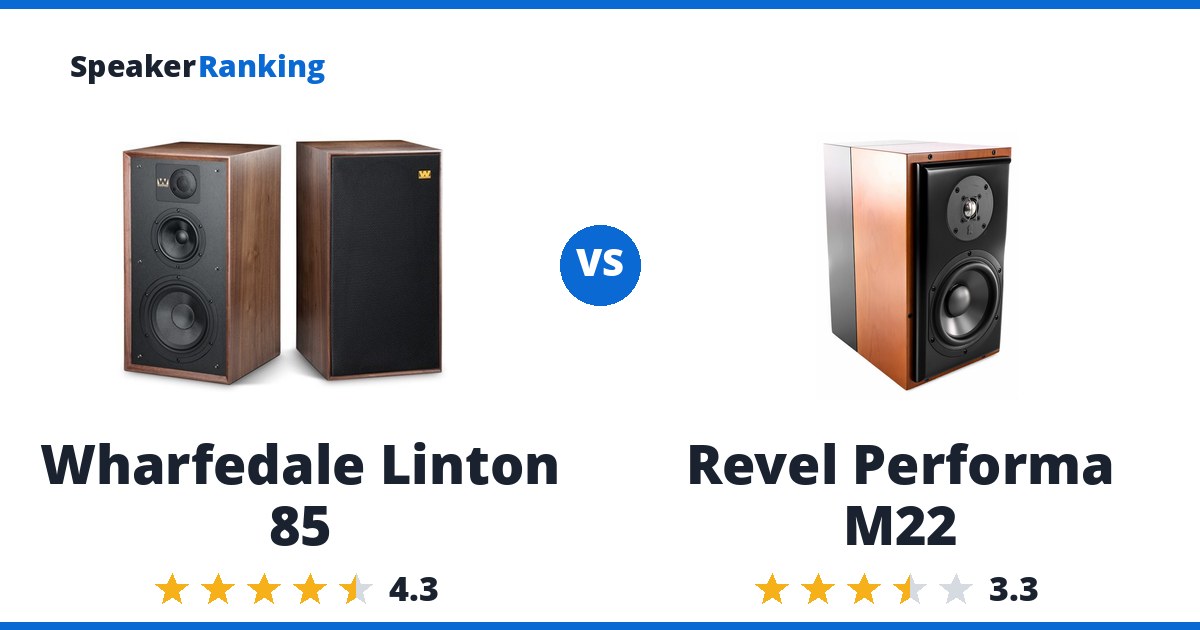 Wharfedale Linton 85 vs Revel Performa M22