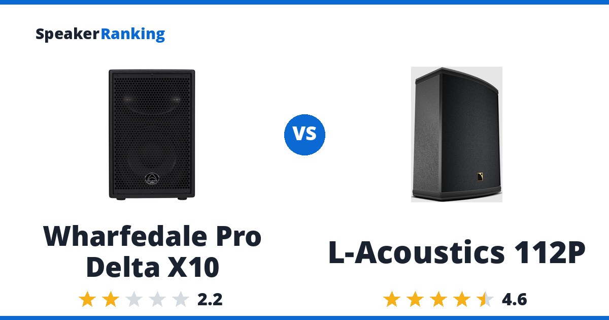 Wharfedale Pro Delta X10 vs L-Acoustics 112P
