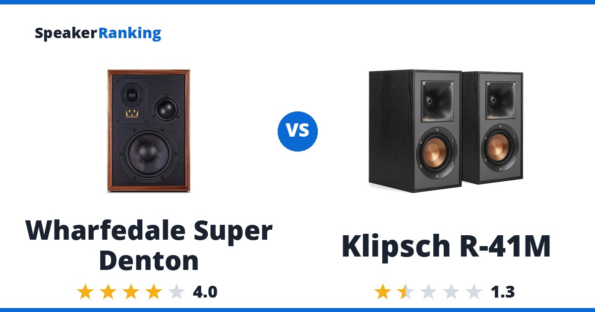 Wharfedale Super Denton vs Klipsch R-41M