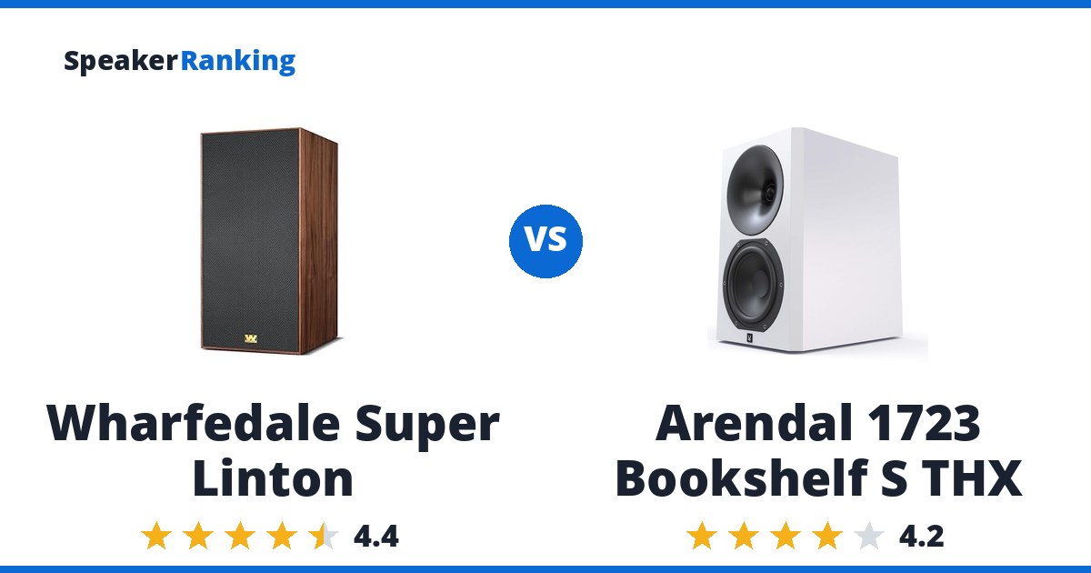 Wharfedale Super Linton vs Arendal 1723 Bookshelf S THX